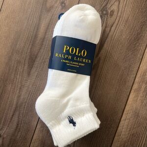 NWT 6 Pairs POLO RALPH LAUREN Men's Crew Socks